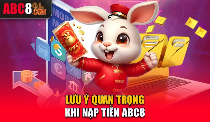 Lưu ý quan trọng khi nạp tiền ABC8