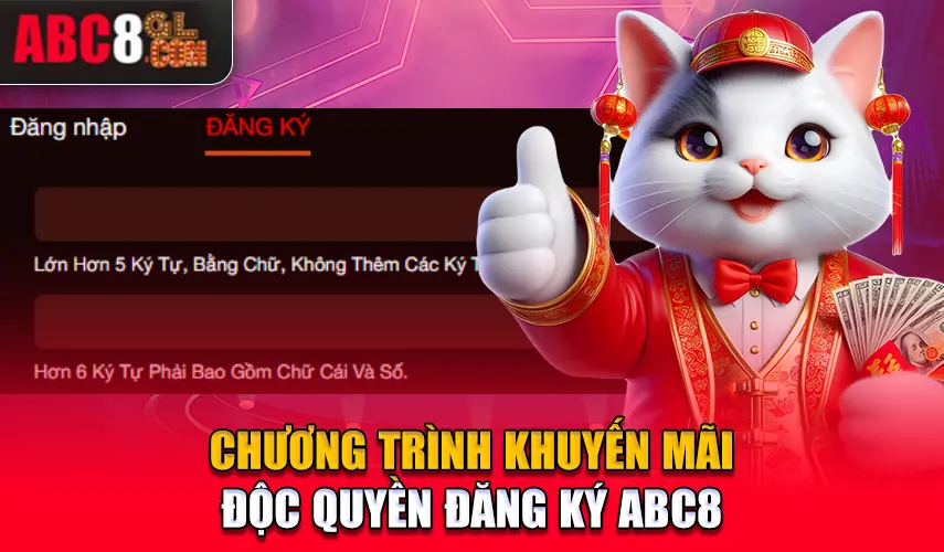 Các chương trình khuyến mãi độc quyền đăng ký Abc8